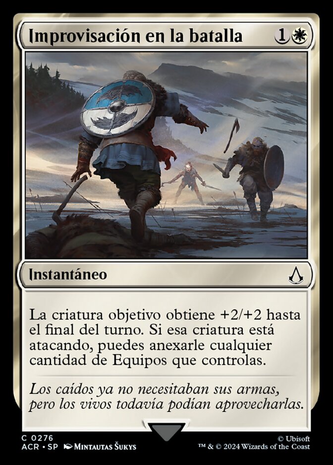 Improvisación en la batalla