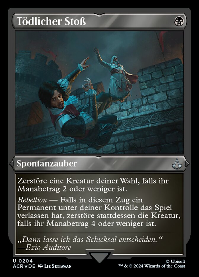Tödlicher Stoß