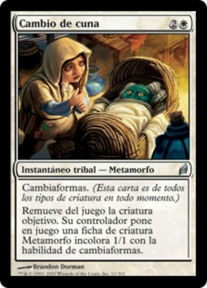 Cambio de cuna