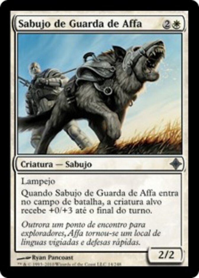 Sabujo de Guarda de Affa