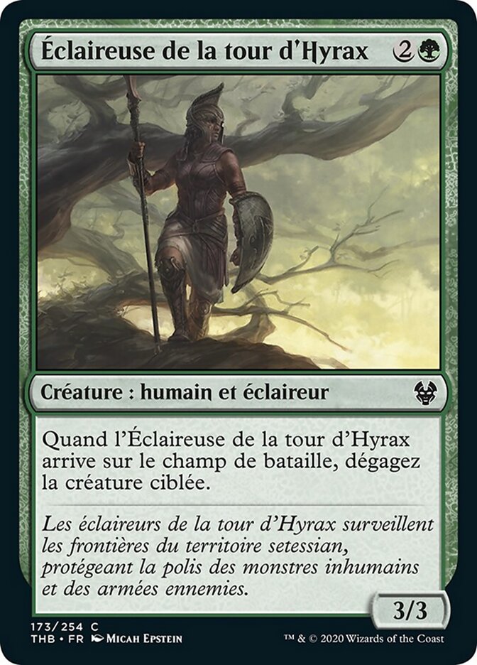 Éclaireuse de la tour d'Hyrax