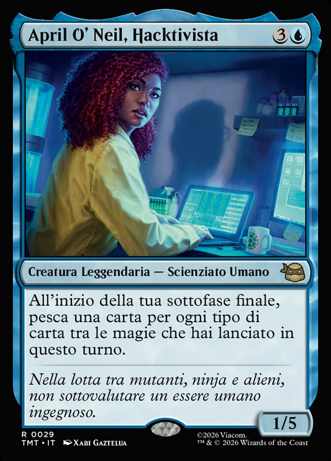 April O' Neil, Hacktivista