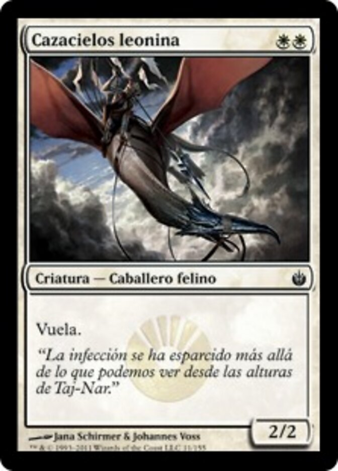 Cazacielos leonina