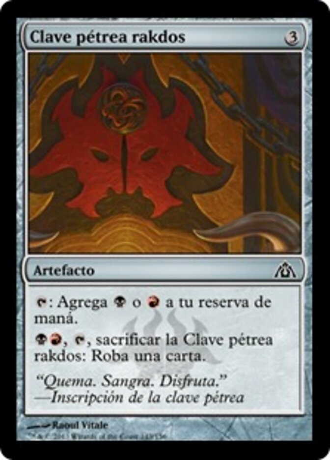 Clave pétrea rakdos