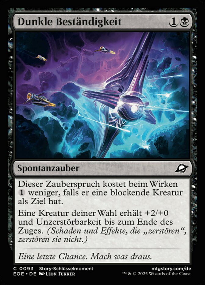 Dunkle Beständigkeit