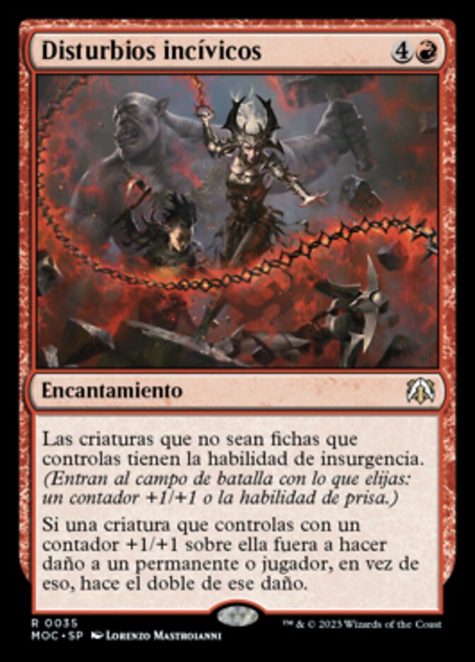 Disturbios incívicos