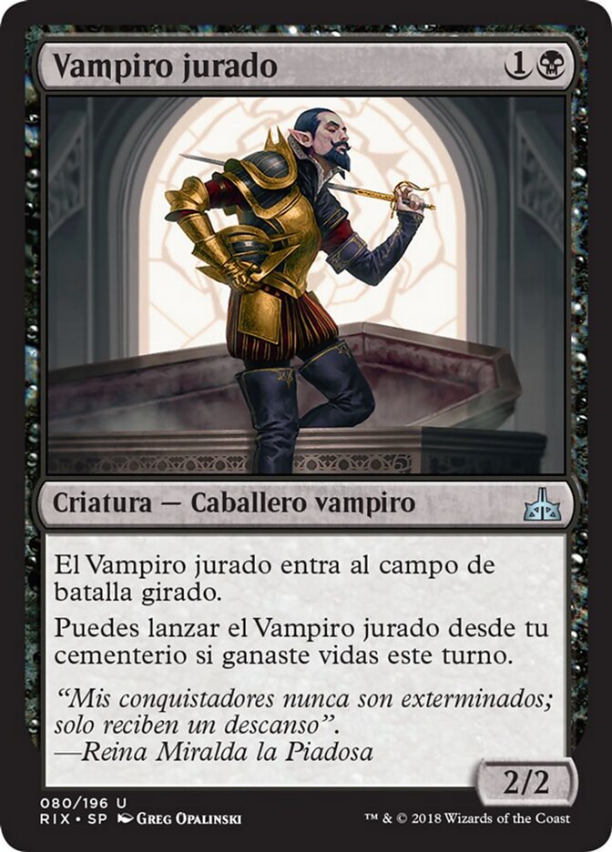 Vampiro jurado