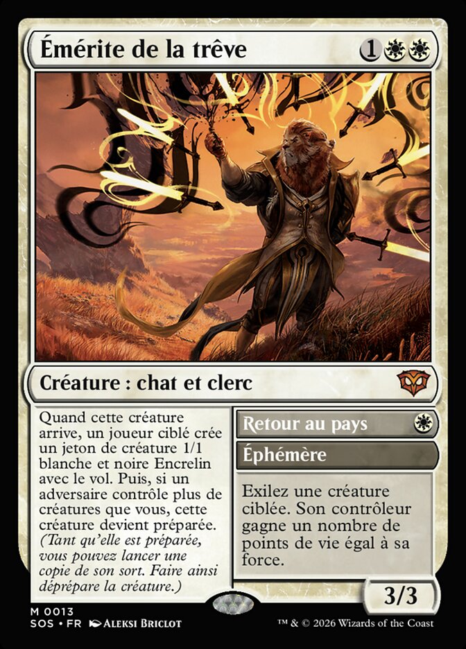 Emeritus of Truce // Swords to Plowshares