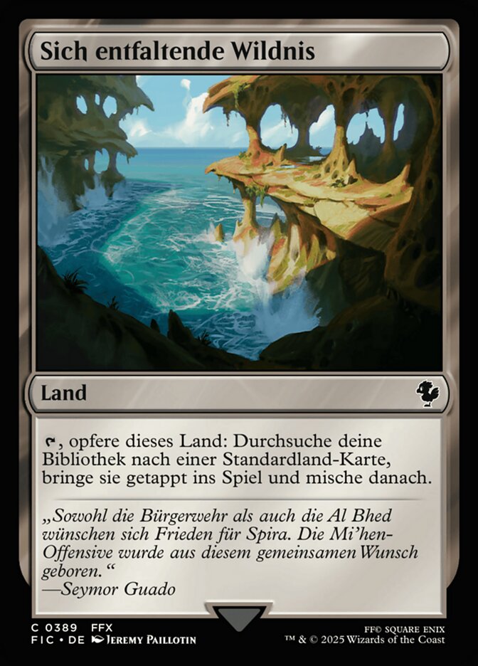 Sich entfaltende Wildnis