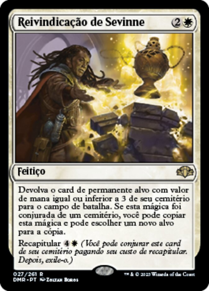 Reivindicação de Sevinne