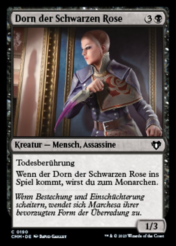 Dorn der Schwarzen Rose