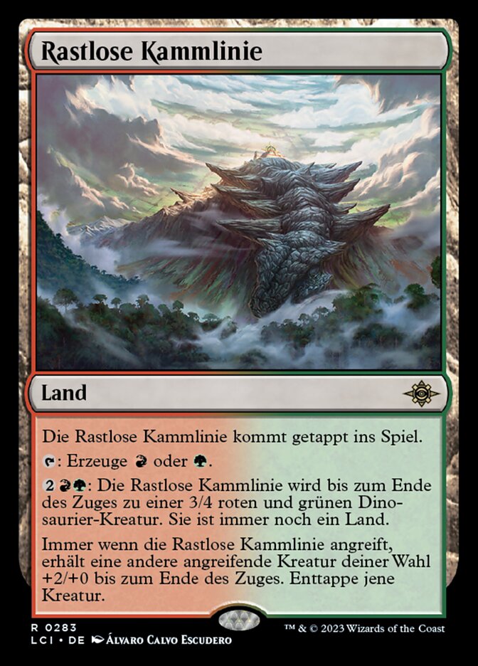 Rastlose Kammlinie