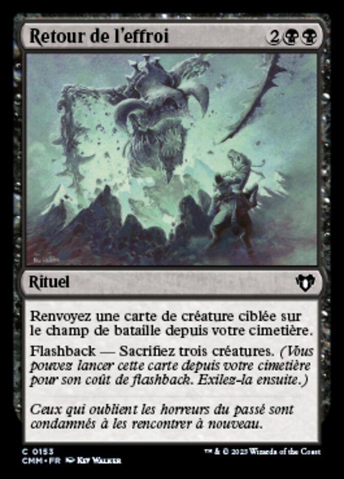 Retour de l'effroi