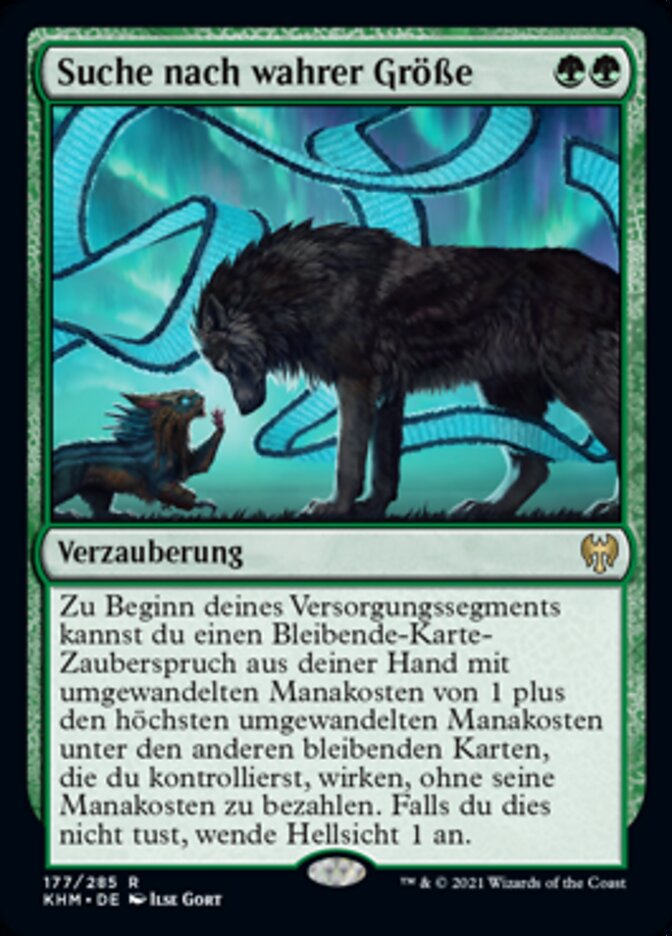 Suche nach wahrer Größe