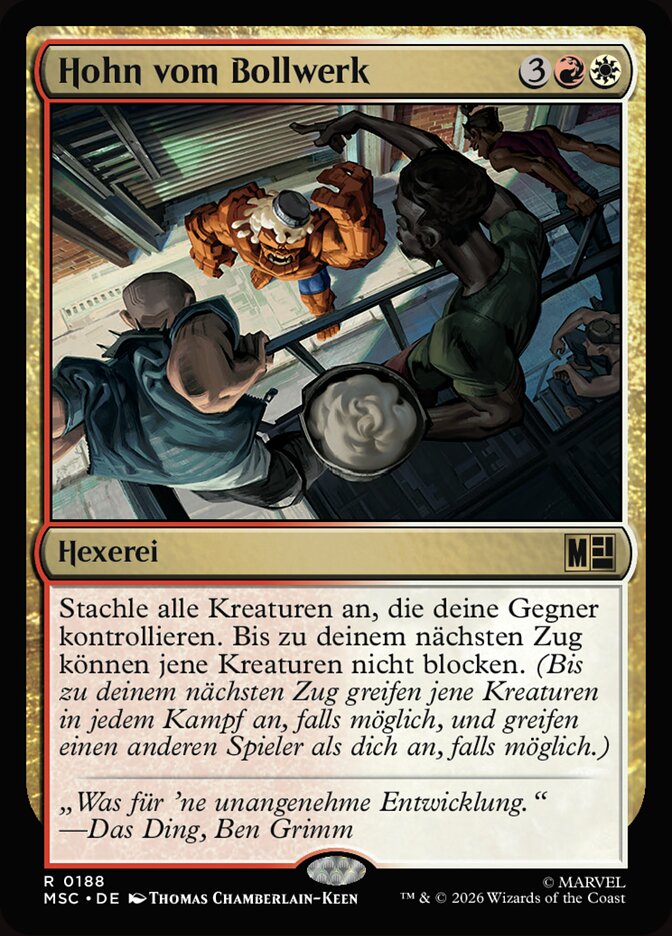 Hohn vom Bollwerk