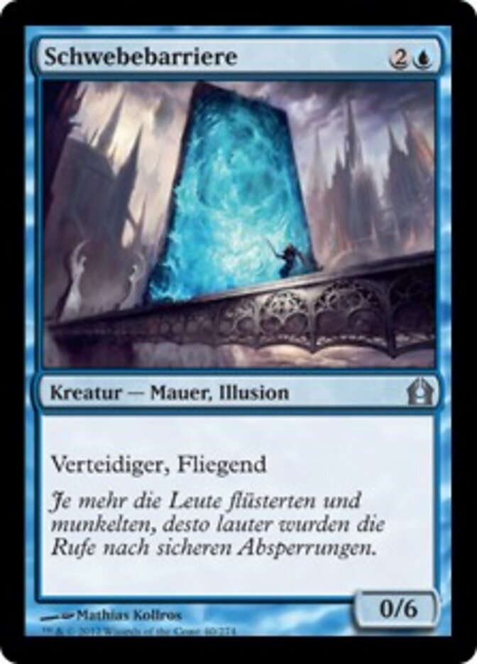 Schwebebarriere