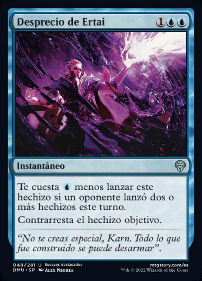 Desprecio de Ertai