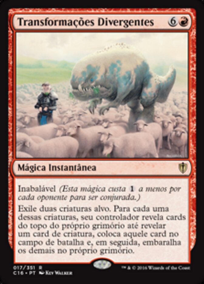 Transformações Divergentes