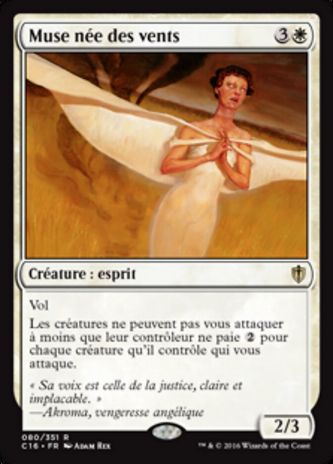 Muse née des vents