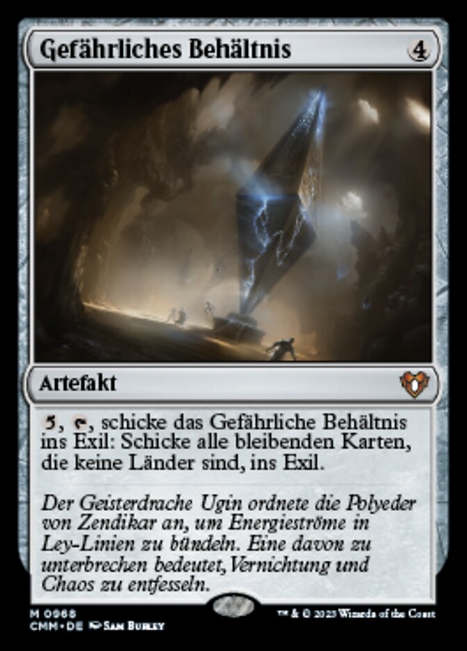 Gefährliches Behältnis