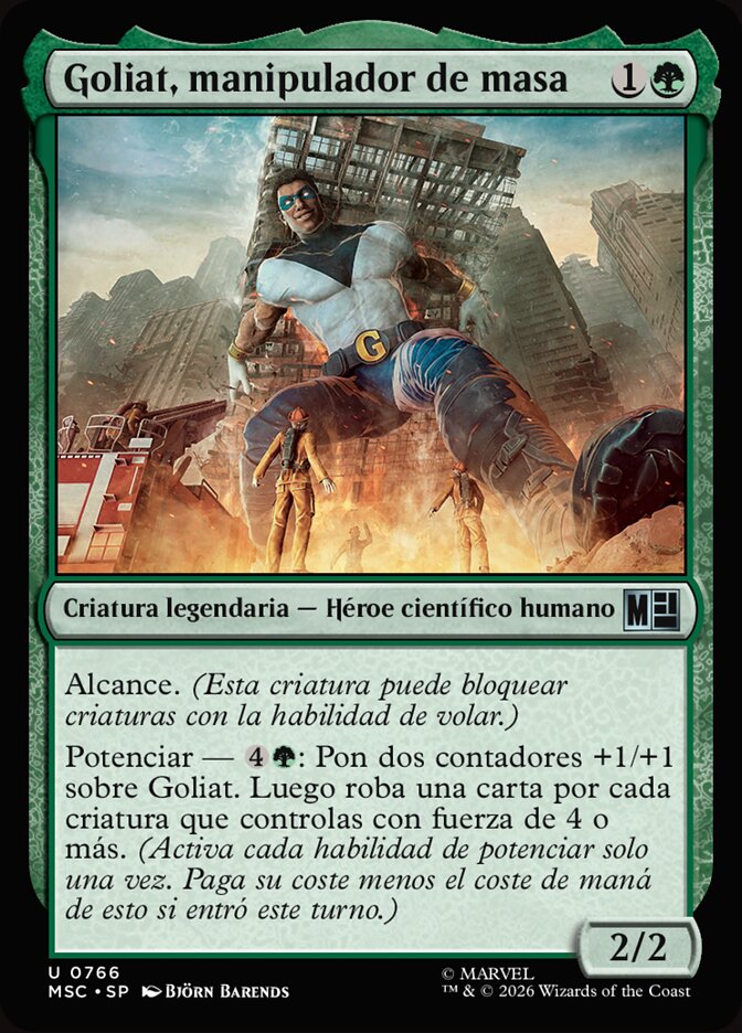 Goliat, manipulador de masa
