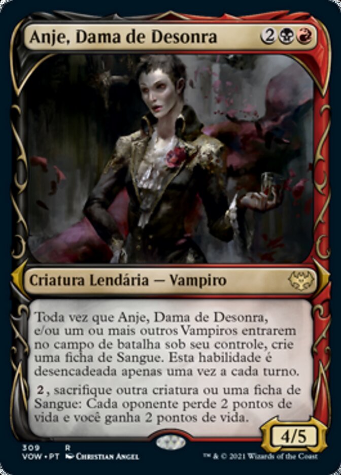 Anje, Dama de Desonra