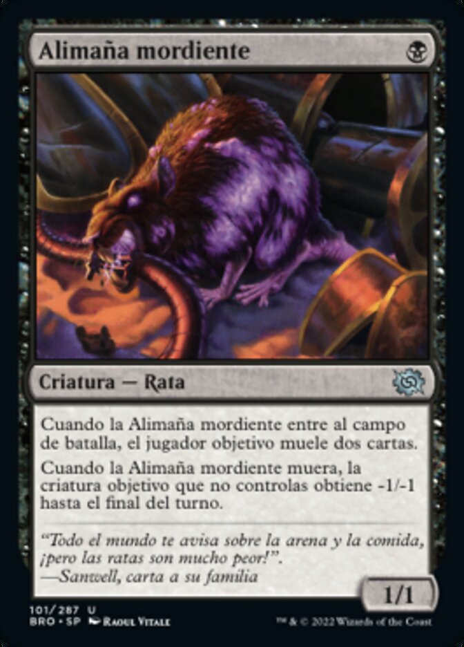 Alimaña mordiente