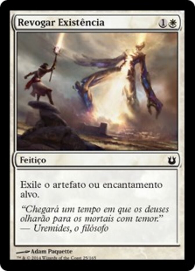 Revogar Existência