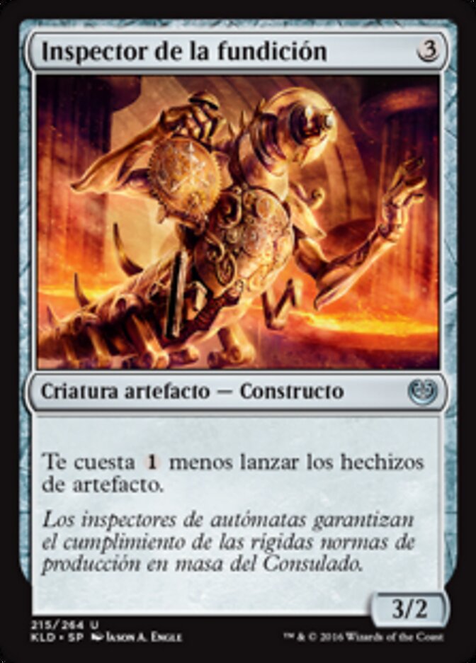 Inspector de la fundición