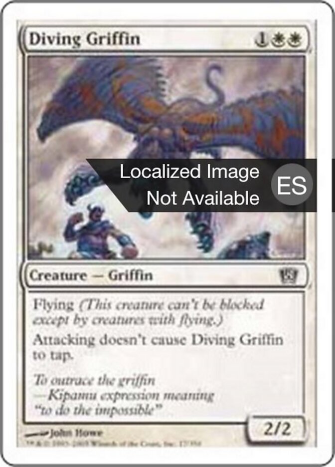 Grifo en picada
