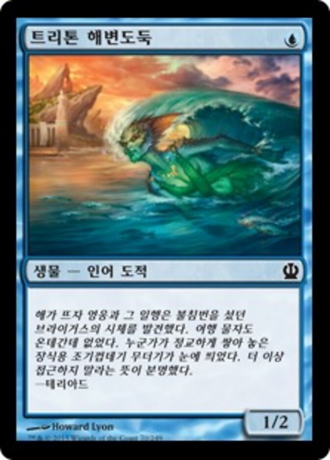 트리톤 해변도둑