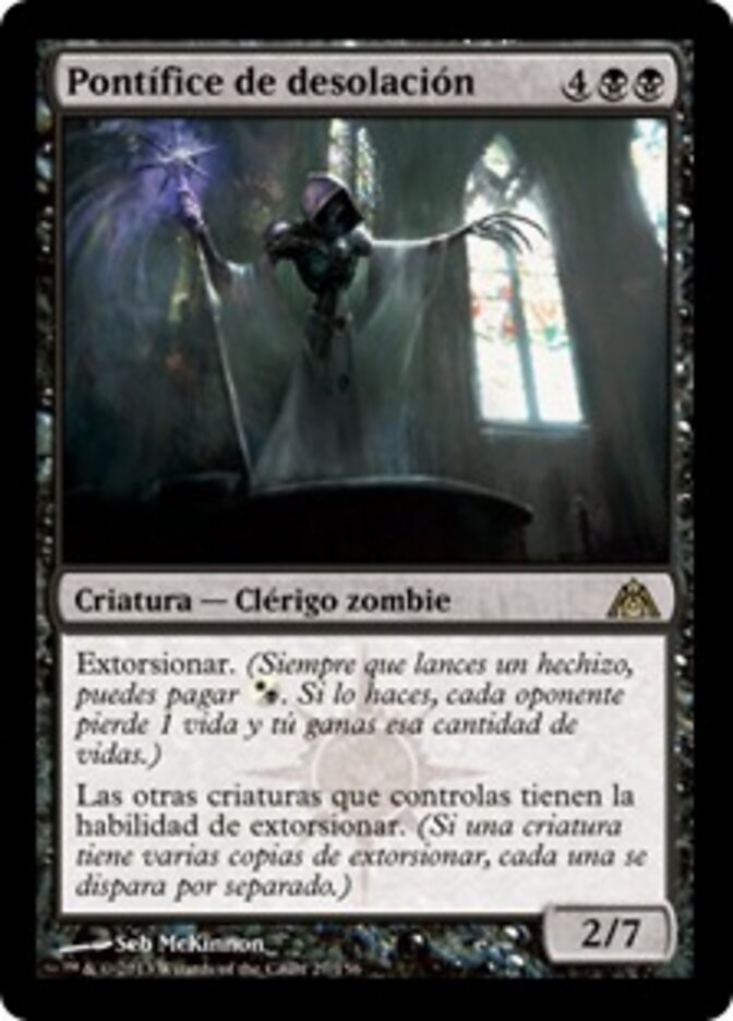 Pontífice de desolación