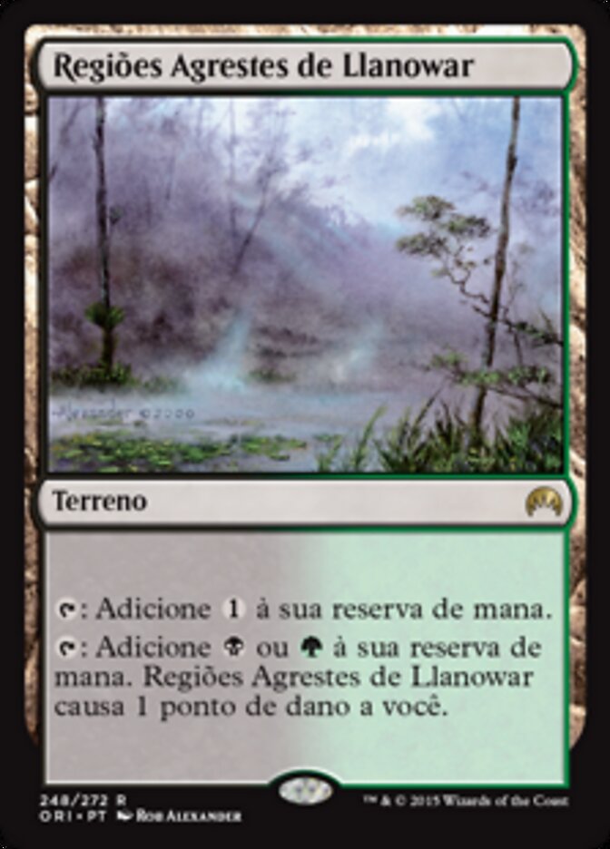 Regiões Agrestes de Llanowar