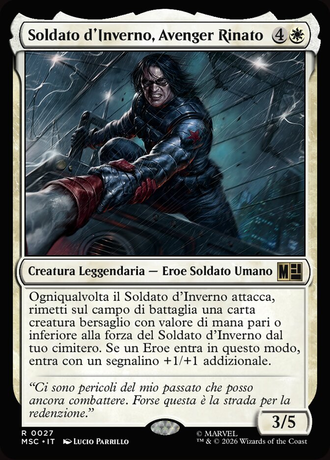 Soldato d'Inverno, Avenger Rinato