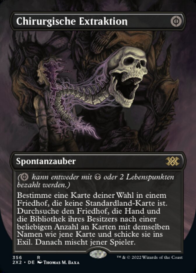 Chirurgische Extraktion