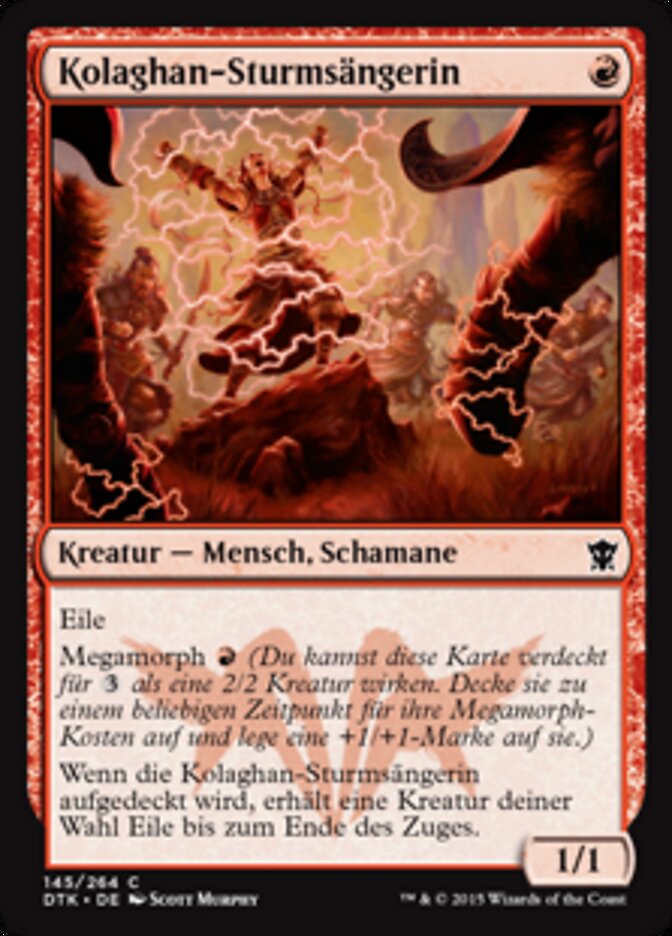 Kolaghan-Sturmsängerin