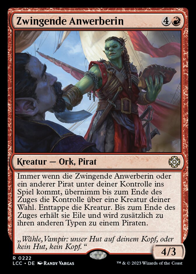 Zwingende Anwerberin