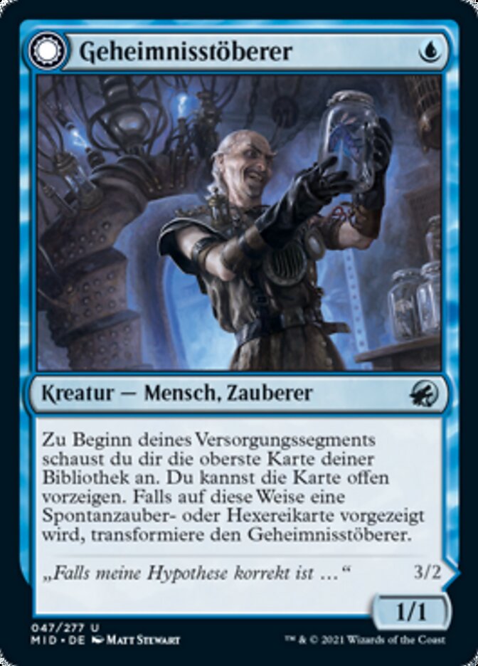 Delver of Secrets // Insectile Aberration