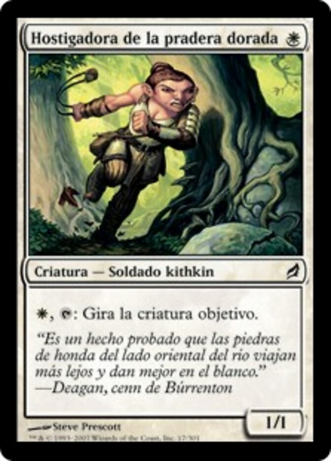 Hostigadora de la pradera dorada