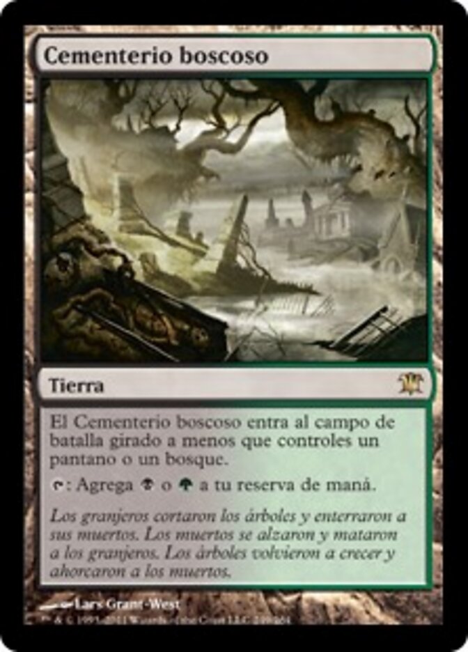 Cementerio boscoso