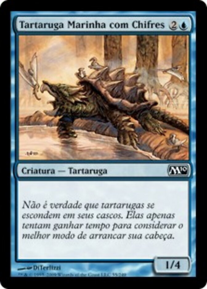 Tartaruga Marinha com Chifres