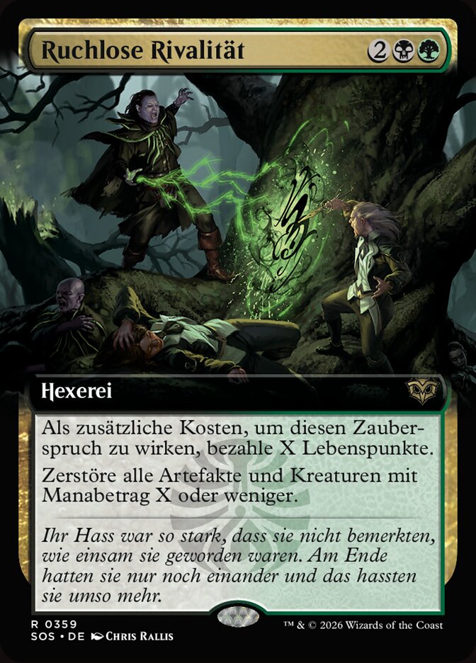Ruchlose Rivalität