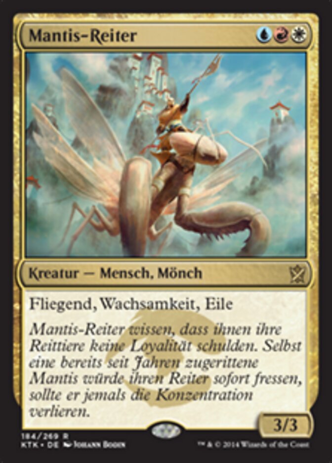 Mantis-Reiter