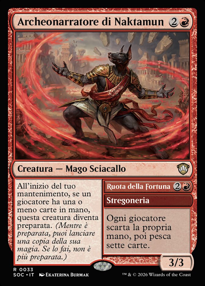Naktamun Lorespinner // Wheel of Fortune