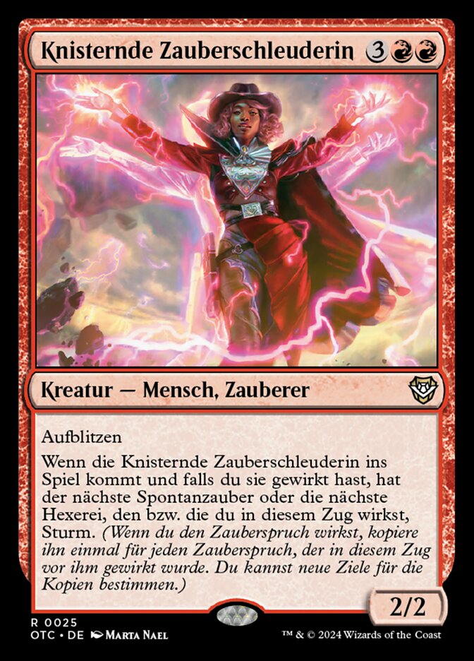 Knisternde Zauberschleuderin