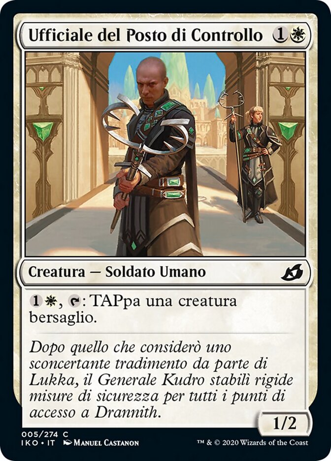 Ufficiale del Posto di Controllo