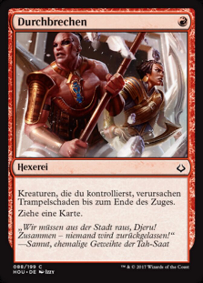 Durchbrechen