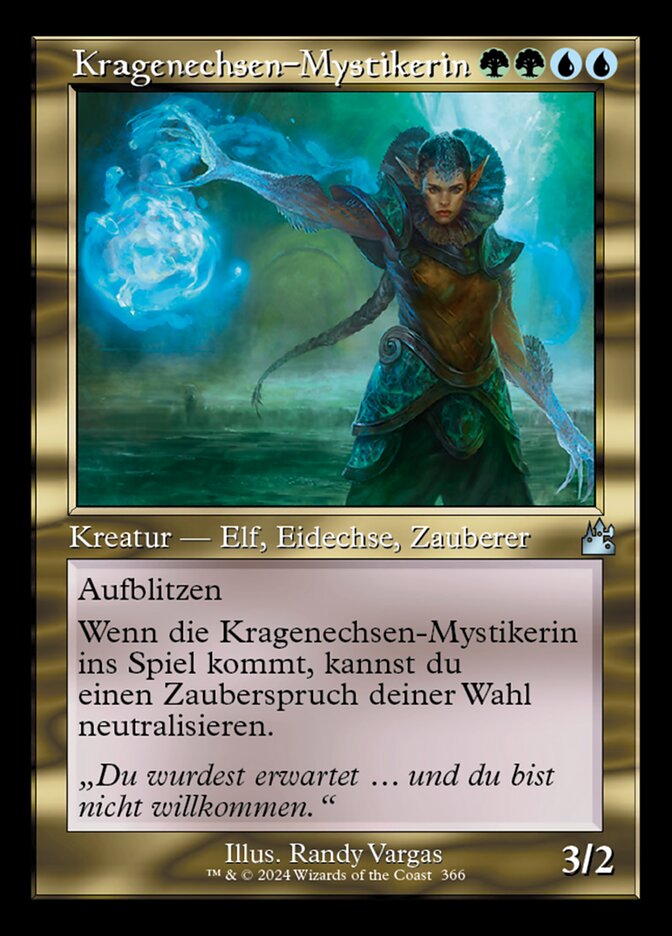 Kragenechsen-Mystikerin