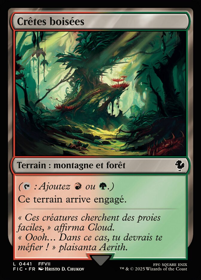 Crêtes boisées