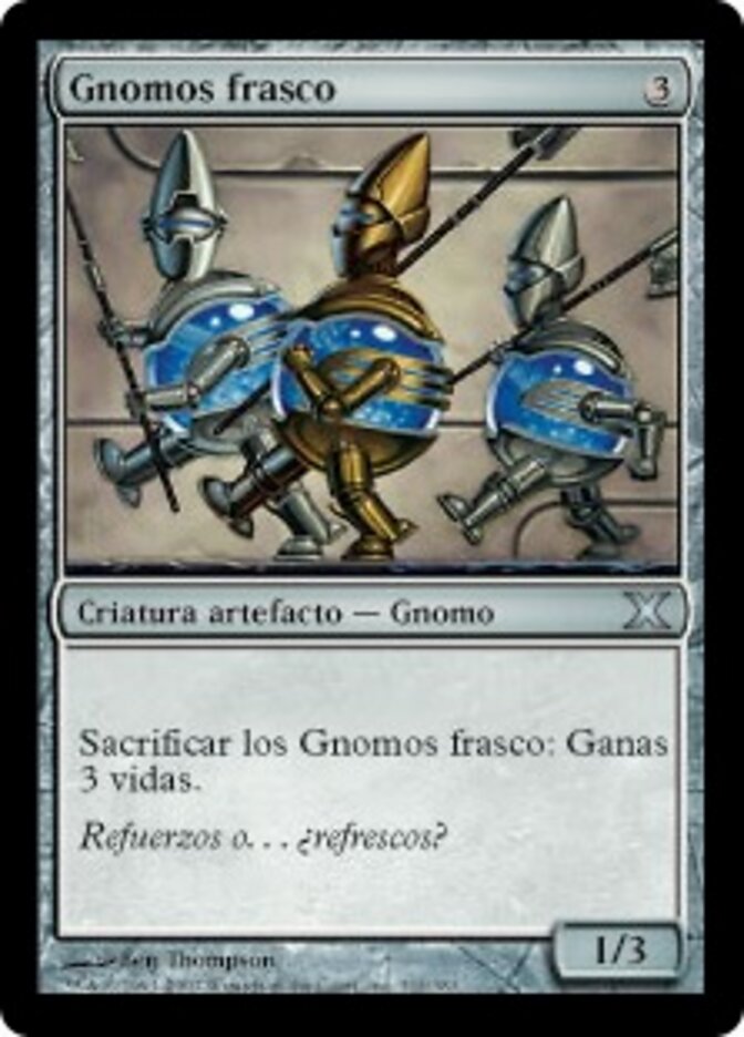 Gnomos frasco